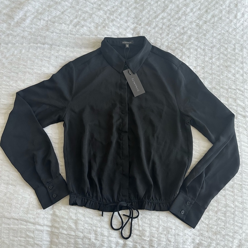 Dynamite Button-Up Blouse